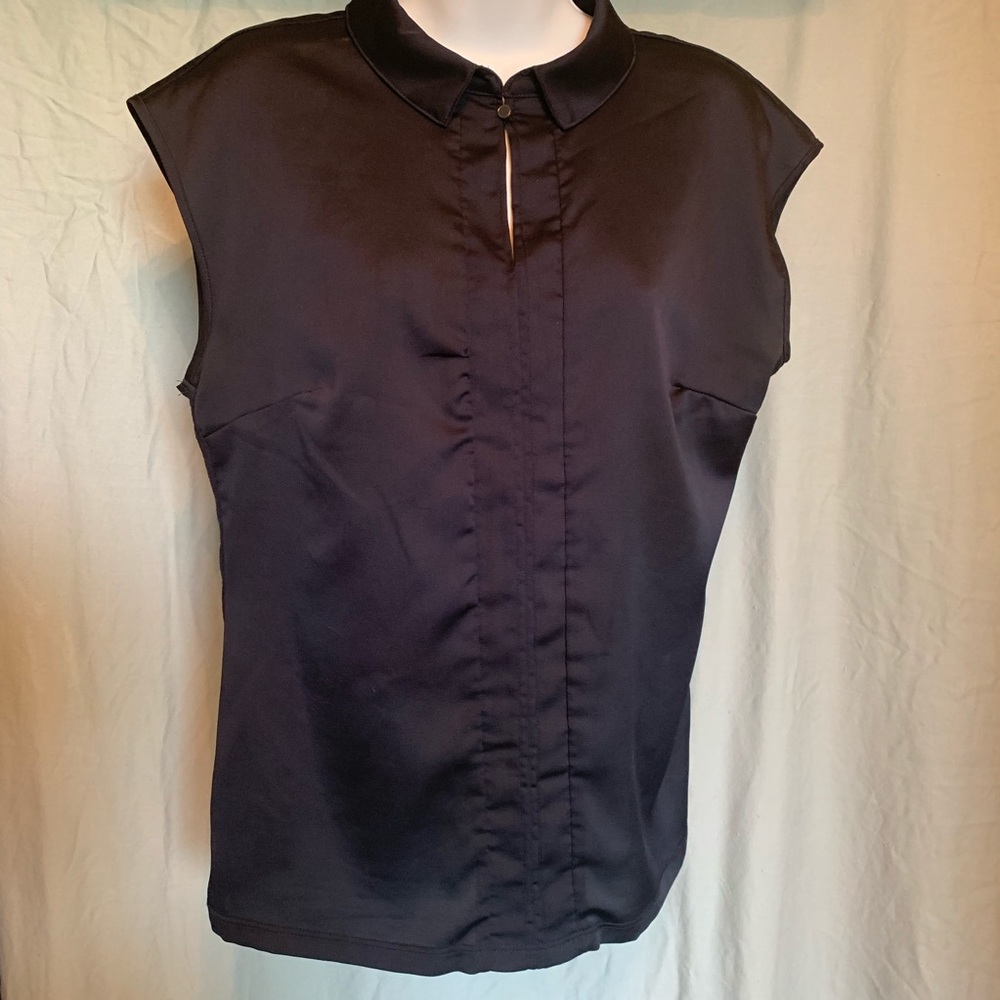 Dark Navy Blouse from The Limited.